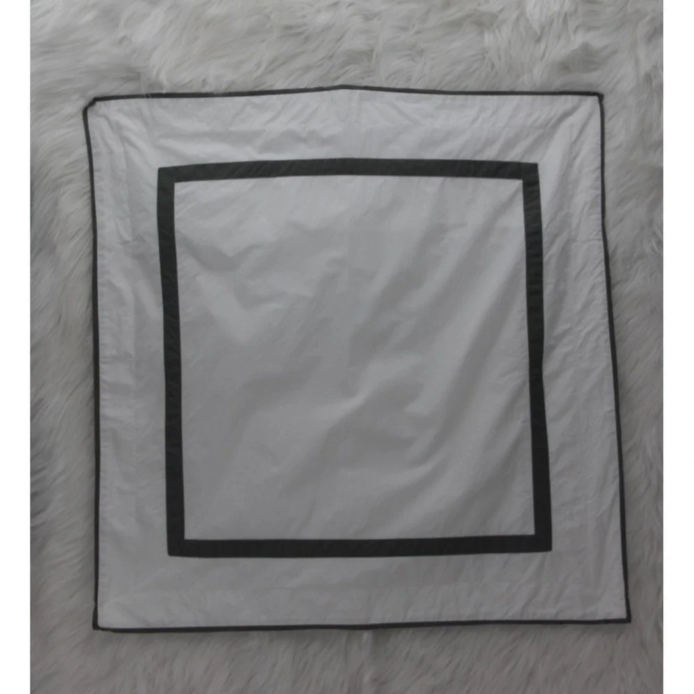 Pottery Barn Morgan White & Gray Euro 26